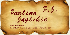 Paulina Jaglikić vizit kartica